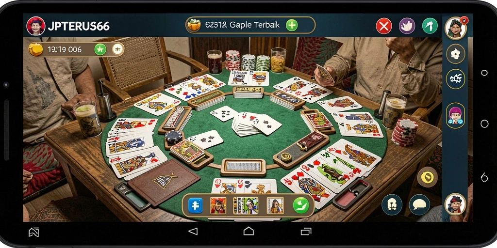 Tampilan gameplay menyenangkan dan interaktif dalam JPTERUS66.