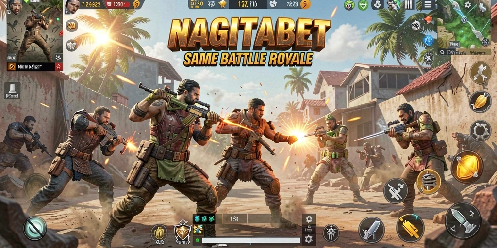 Tampilan gameplay menarik di dalam NAGITABET, seru dan kompetitif.