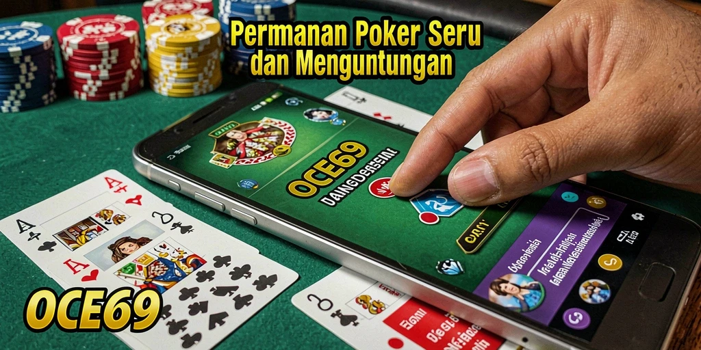 Gameplay Poker OCE69 yang mendebarkan dan interaktif.
