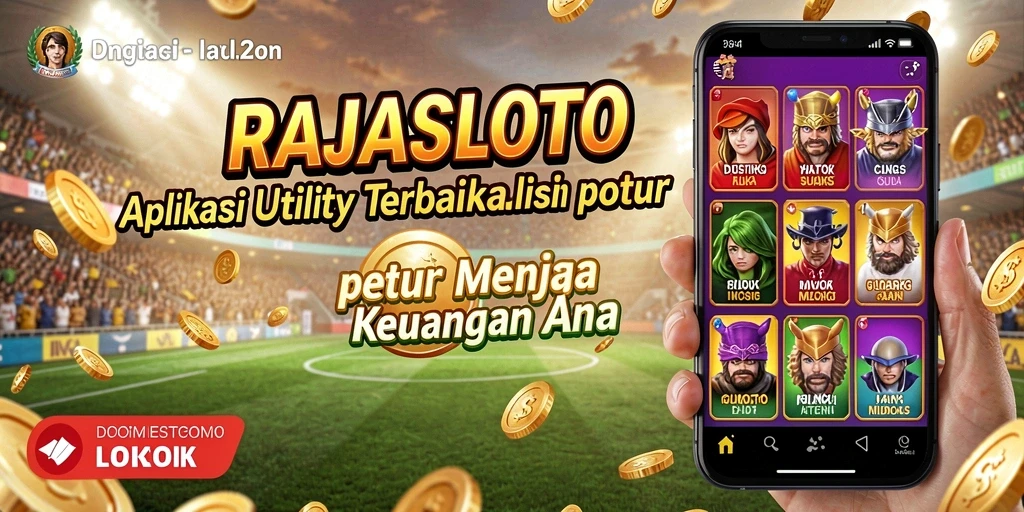 Tampilan aplikasi RAJASLOTO yang menarik dan user-friendly.
